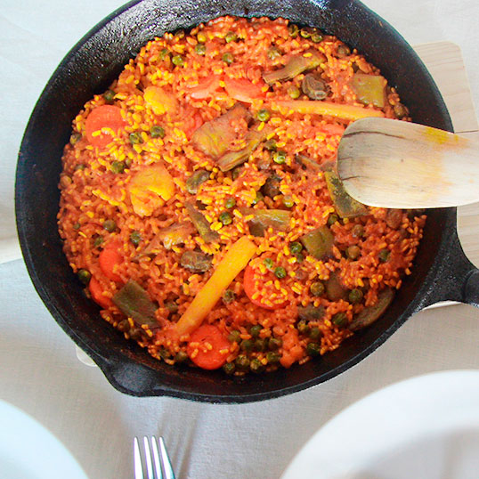 Arroz con verduras