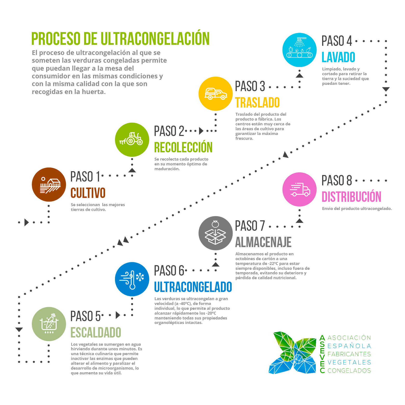 Proceso de ultracongelación